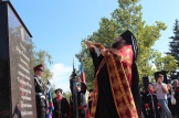 Торжественное открытие памятника казакам сотни Андрея Гречишкина состоялось 27 сентября 2014 года
